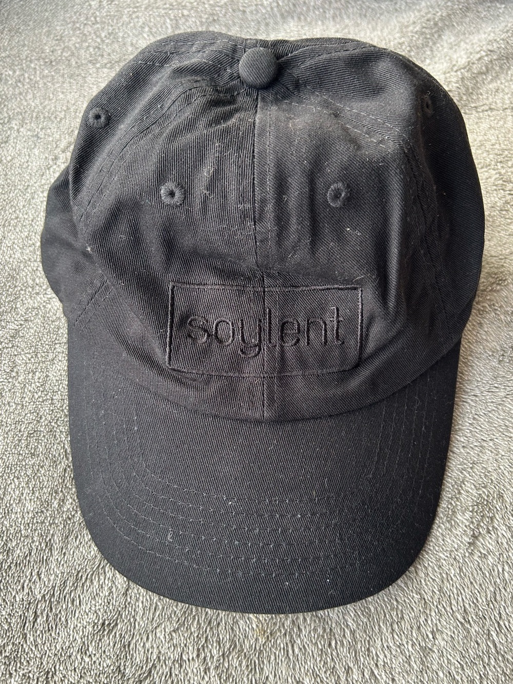 Black Soylent Baseball Cap - 100% Cotton